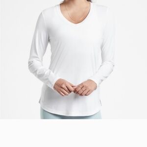 Athleta Essential V-Neck Top Medium